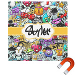 Graffiti Square Car Magnet - 10" (Personalized)