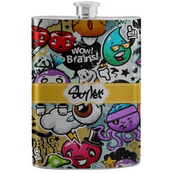 Graffiti Stainless Steel Flask (Personalized)
