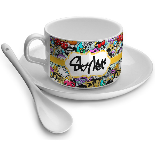 Custom Graffiti Tea Cup (Personalized)