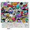 Graffiti Tissue Paper - Heavyweight - Large - Front & Back