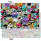 Graffiti Tissue Paper - Heavyweight - XL - Front & Back