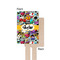 Graffiti Wooden 6.25" Stir Stick - Rectangular - Single - Front & Back