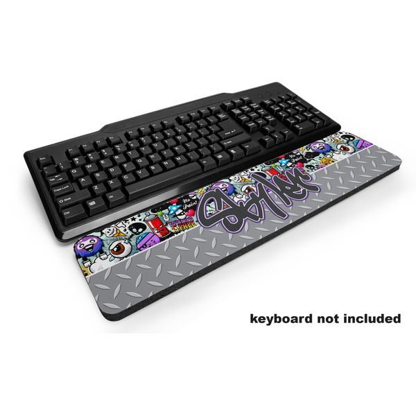 Custom Graffiti Keyboard Wrist Rest (Personalized)