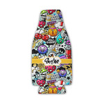 Graffiti Zipper Bottle Cooler (Personalized)