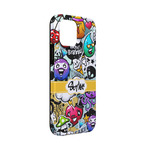 Graffiti iPhone Case - Rubber Lined - iPhone 13 Mini (Personalized)