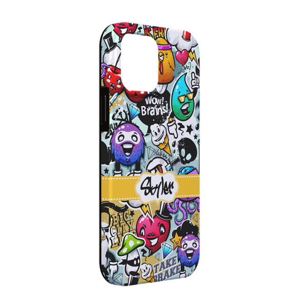 Custom Graffiti iPhone Case - Rubber Lined - iPhone 13 Pro (Personalized)