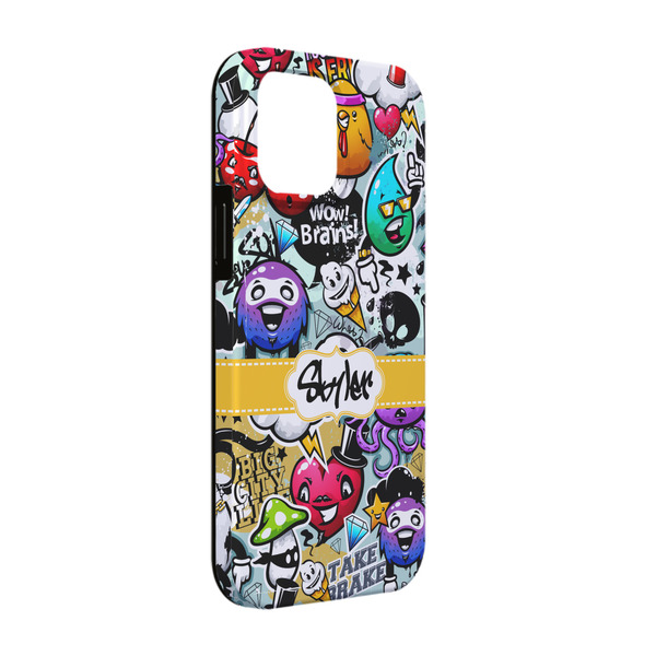 Custom Graffiti iPhone Case - Rubber Lined - iPhone 13 (Personalized)