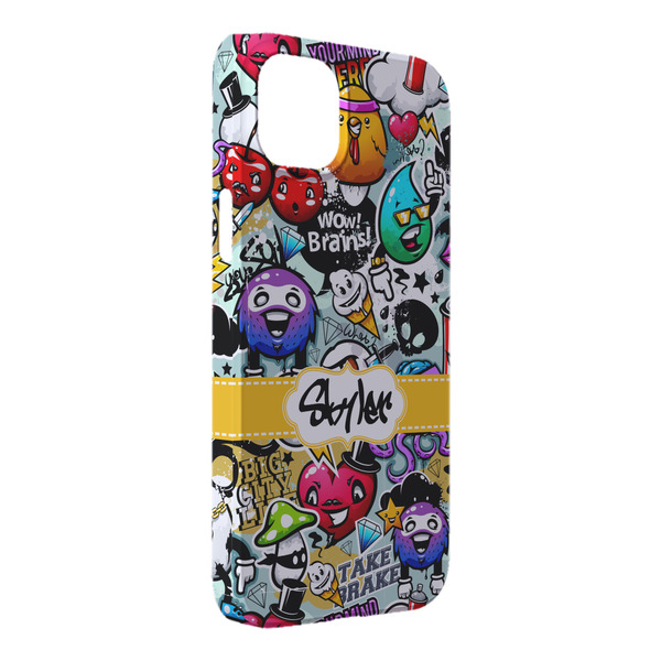 Custom Graffiti iPhone Case - Plastic - iPhone 14 Pro Max (Personalized)