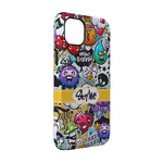 Graffiti iPhone Case - Rubber Lined - iPhone 14 (Personalized)