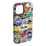 Graffiti iPhone Case - Rubber Lined - iPhone 15 Plus (Personalized)