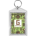 Industrial Robot 1 Bling Keychain (Personalized)