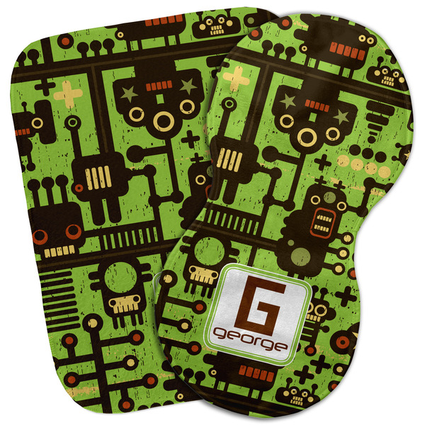 Custom Industrial Robot 1 Burp Cloth (Personalized)