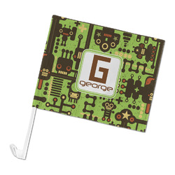 Industrial Robot 1 Car Flag (Personalized)