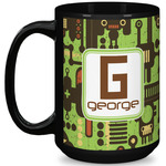 Industrial Robot 1 15 Oz Coffee Mug - Black (Personalized)