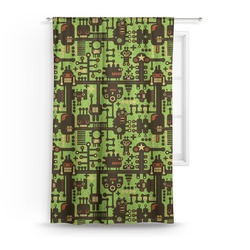 Industrial Robot 1 Curtain - 50"x84" Panel