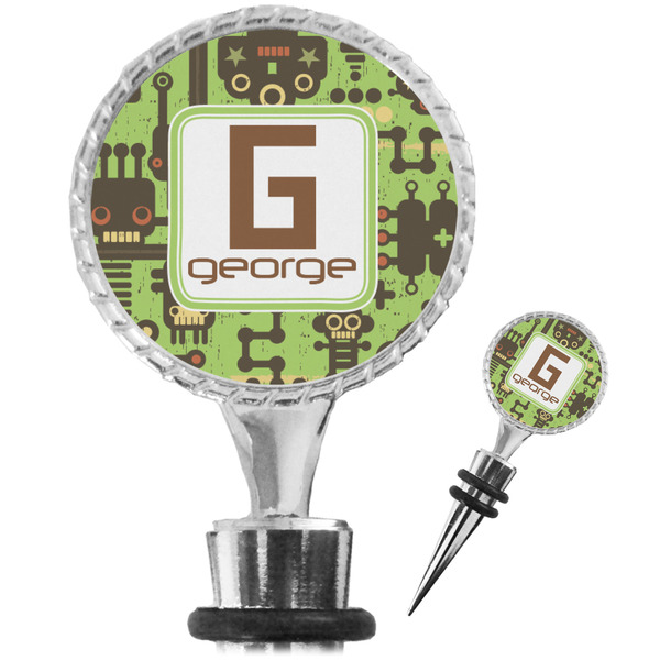 Custom Industrial Robot 1 Wine Bottle Stopper (Personalized)