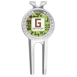 Industrial Robot 1 Golf Divot Tool & Ball Marker (Personalized)