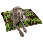 Industrial Robot 1 Dog Bed - Large w/ Name and Initial