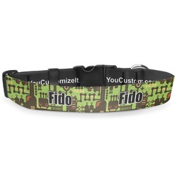Industrial Robot 1 Deluxe Dog Collar - Large (13" to 21") (Personalized)