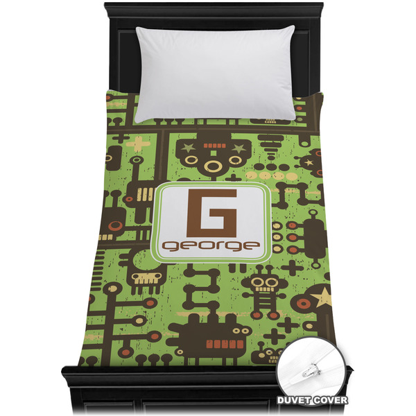 Custom Industrial Robot 1 Duvet Cover - Twin XL (Personalized)