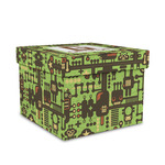 Industrial Robot 1 Gift Box with Lid - Canvas Wrapped - Medium (Personalized)