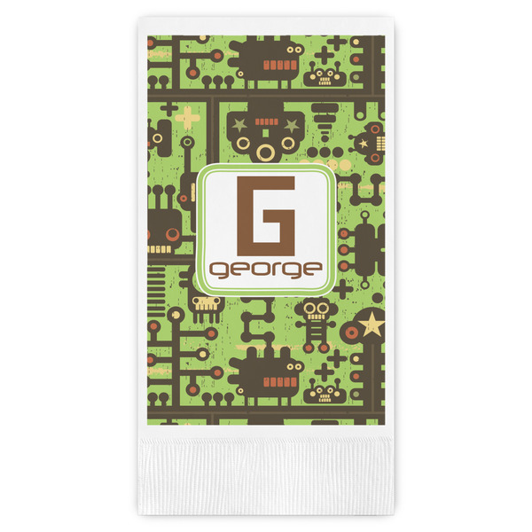 Custom Industrial Robot 1 Guest Paper Towels - Full Color (Personalized)