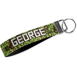 Industrial Robot 1 Webbing Keychain Fob - Large (Personalized)