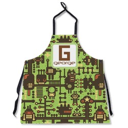 Industrial Robot 1 Apron Without Pockets w/ Name and Initial