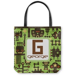 Industrial Robot 1 Canvas Tote Bag - Large - 18"x18" (Personalized)