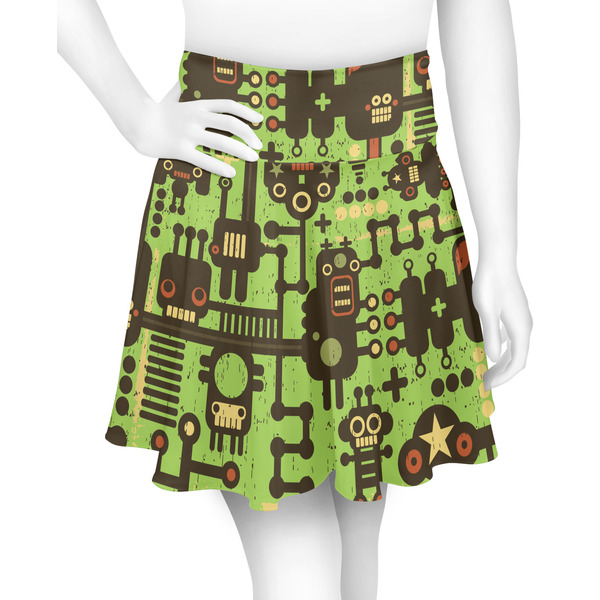 Custom Industrial Robot 1 Skater Skirt - Medium