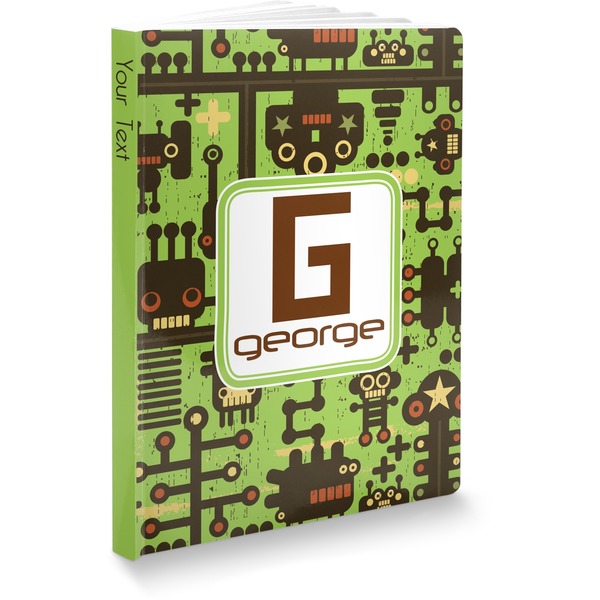 Custom Industrial Robot 1 Softbound Notebook (Personalized)