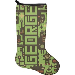 Industrial Robot 1 Holiday Stocking - Single-Sided - Neoprene (Personalized)