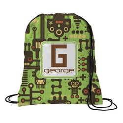 Industrial Robot 1 Drawstring Backpack - Small (Personalized)