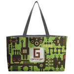 Industrial Robot 1 Beach Totes Bag - w/ Black Handles (Personalized)