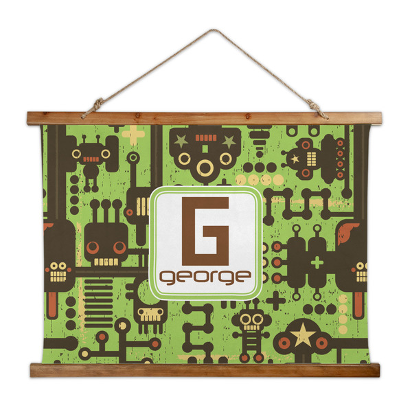 Custom Industrial Robot 1 Wall Hanging Tapestry - Wide (Personalized)