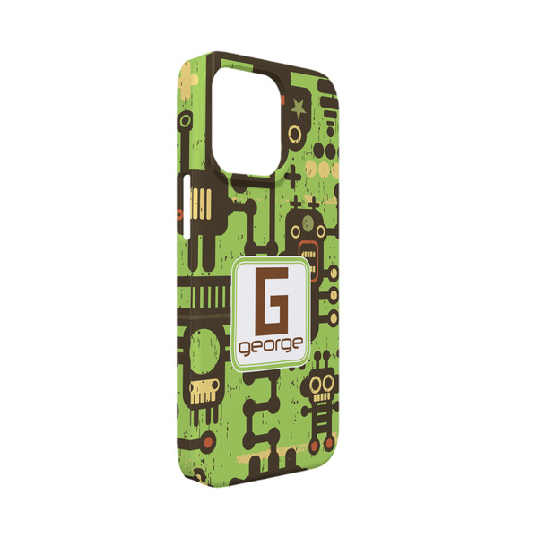 Custom Industrial Robot 1 iPhone Case - Plastic - iPhone 13 Mini (Personalized)