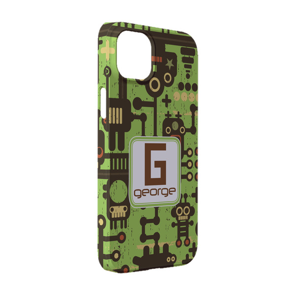 Custom Industrial Robot 1 iPhone Case - Plastic - iPhone 14 (Personalized)