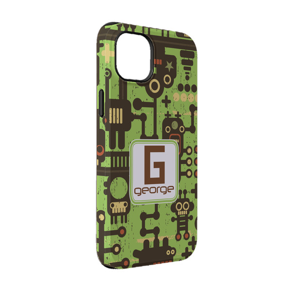 Custom Industrial Robot 1 iPhone Case - Rubber Lined - iPhone 14 (Personalized)