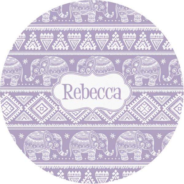 Custom Baby Elephant Multipurpose Round Labels - 1" (Personalized)