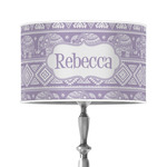 Baby Elephant 12" Drum Lamp Shade - Poly-film (Personalized)