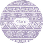 Baby Elephant Multipurpose Round Labels - 2" (Personalized)