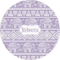 Baby Elephant Multipurpose Round Labels - 2" (Personalized)