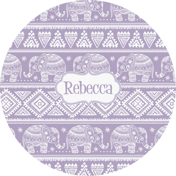 Custom Baby Elephant Multipurpose Round Labels - 2" (Personalized)