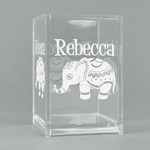 Baby Elephant Acrylic Pen Holder (Personalized)