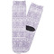 Baby Elephant Adult Crew Socks - Single Pair - Front and Back