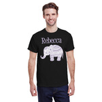 Baby Elephant T-Shirt - Black - XL (Personalized)
