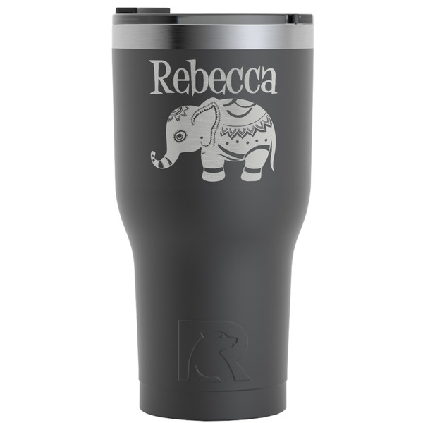 Custom Baby Elephant RTIC Tumbler - 30 oz (Personalized)