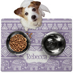 Baby Elephant Dog Food Mat - Medium w/ Name or Text