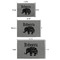 Baby Elephant Engraved Gift Boxes - All 3 Sizes