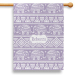 Baby Elephant 28" House Flag - Single Sided (Personalized)